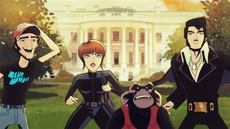 cartoonhd elvis & nixon|Agent Elvis .